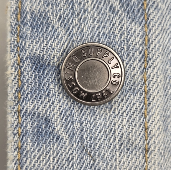 Mossimo Supply Co. Size L Soft Sky Blue Denim - Picture 10 of 12